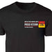 11th Marines Regimental Proud Veteran Patch Graphic T-shirt - SGT GRIT