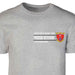 1st Battalion 5th Marines Proud Veteran Patch Graphic T-shirt - SGT GRIT