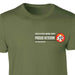 2nd Tank Battalion Proud Veteran Patch Graphic T-shirt - SGT GRIT