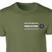 Marine Corps Security Force Proud Veteran Patch Graphic T-shirt - SGT GRIT