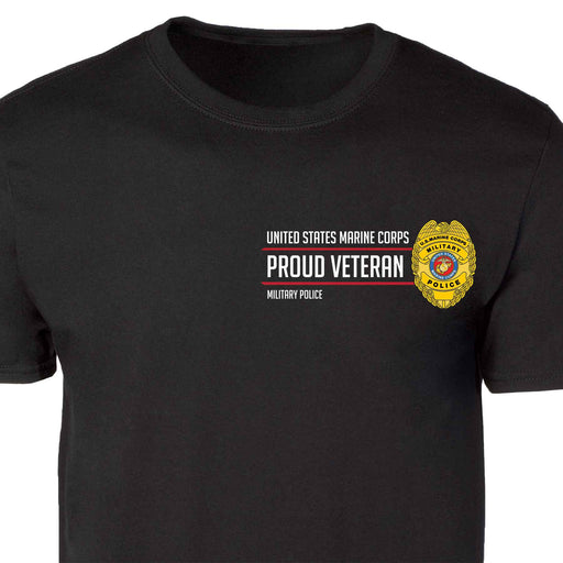 Military Police Badge Proud Veteran Patch Graphic T-shirt - SGT GRIT