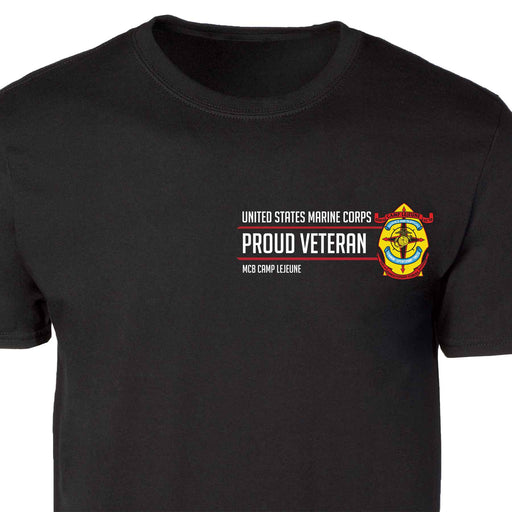 MCB Camp Lejeune Proud Veteran Patch Graphic T-shirt - SGT GRIT