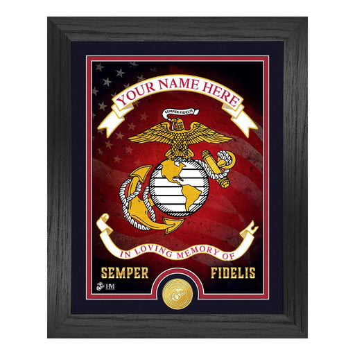 Marines Personalized Memorial Frame - SGT GRIT