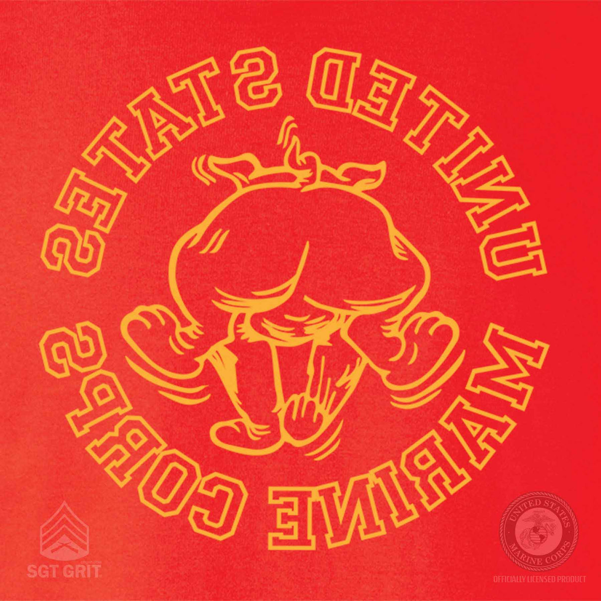 Women's Vintage Bulldog T-shirt - SGT GRIT