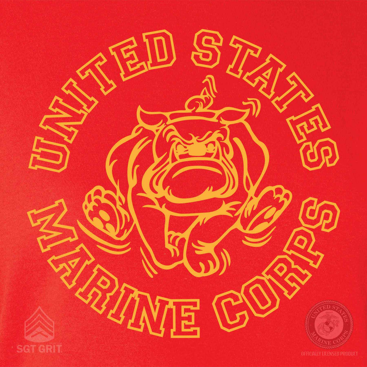 Women's Vintage Bulldog T-shirt - SGT GRIT