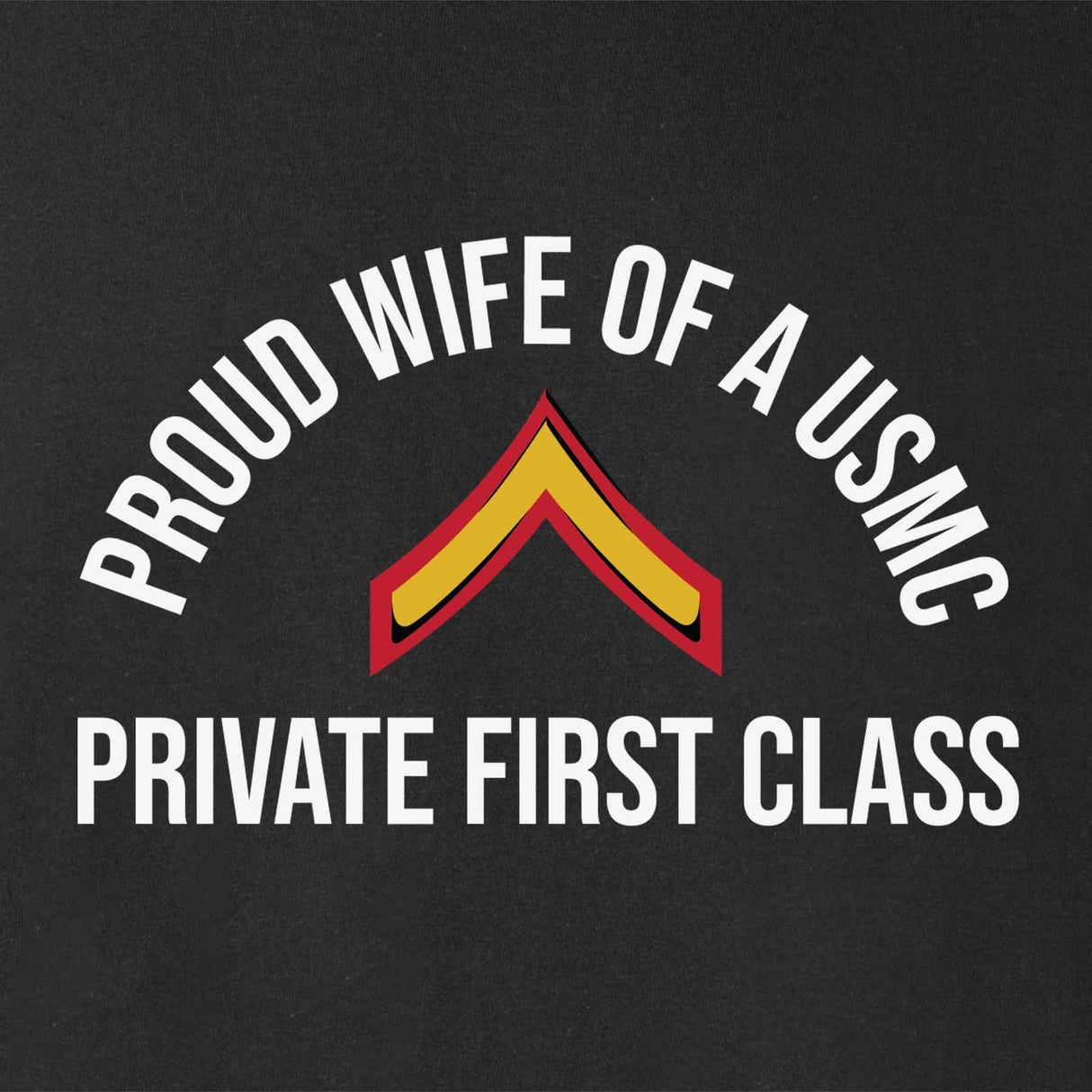 Wife of a Marine Choose Your Rank T-shirt - SGT GRIT