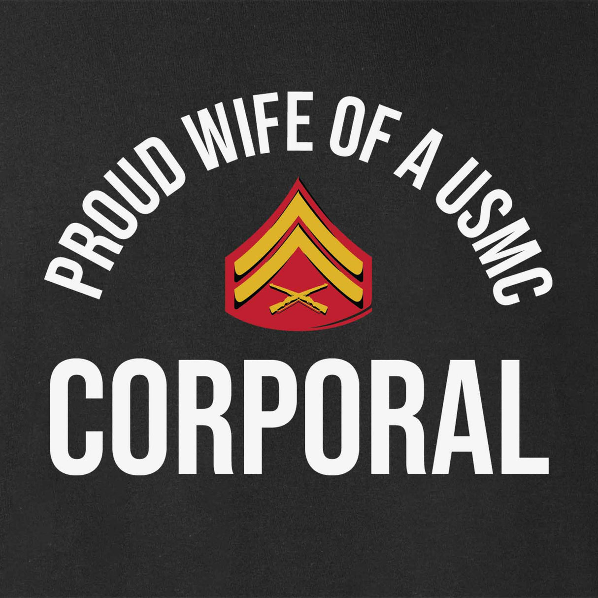 Wife of a Marine Choose Your Rank T-shirt - SGT GRIT