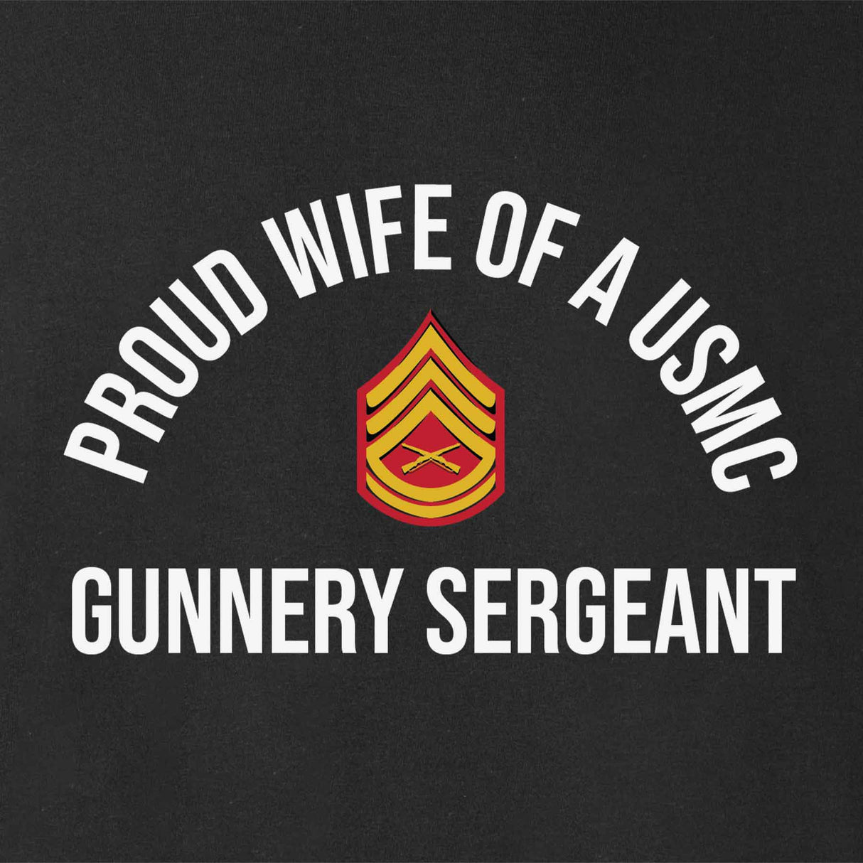 Wife of a Marine Choose Your Rank T-shirt - SGT GRIT