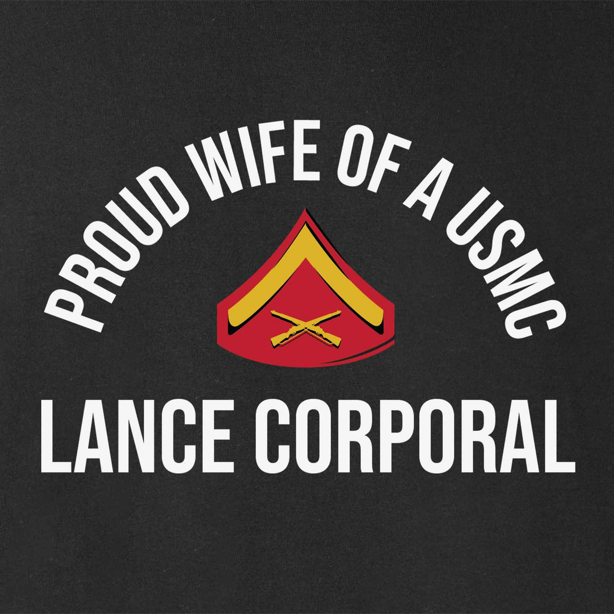 Wife of a Marine Choose Your Rank T-shirt - SGT GRIT