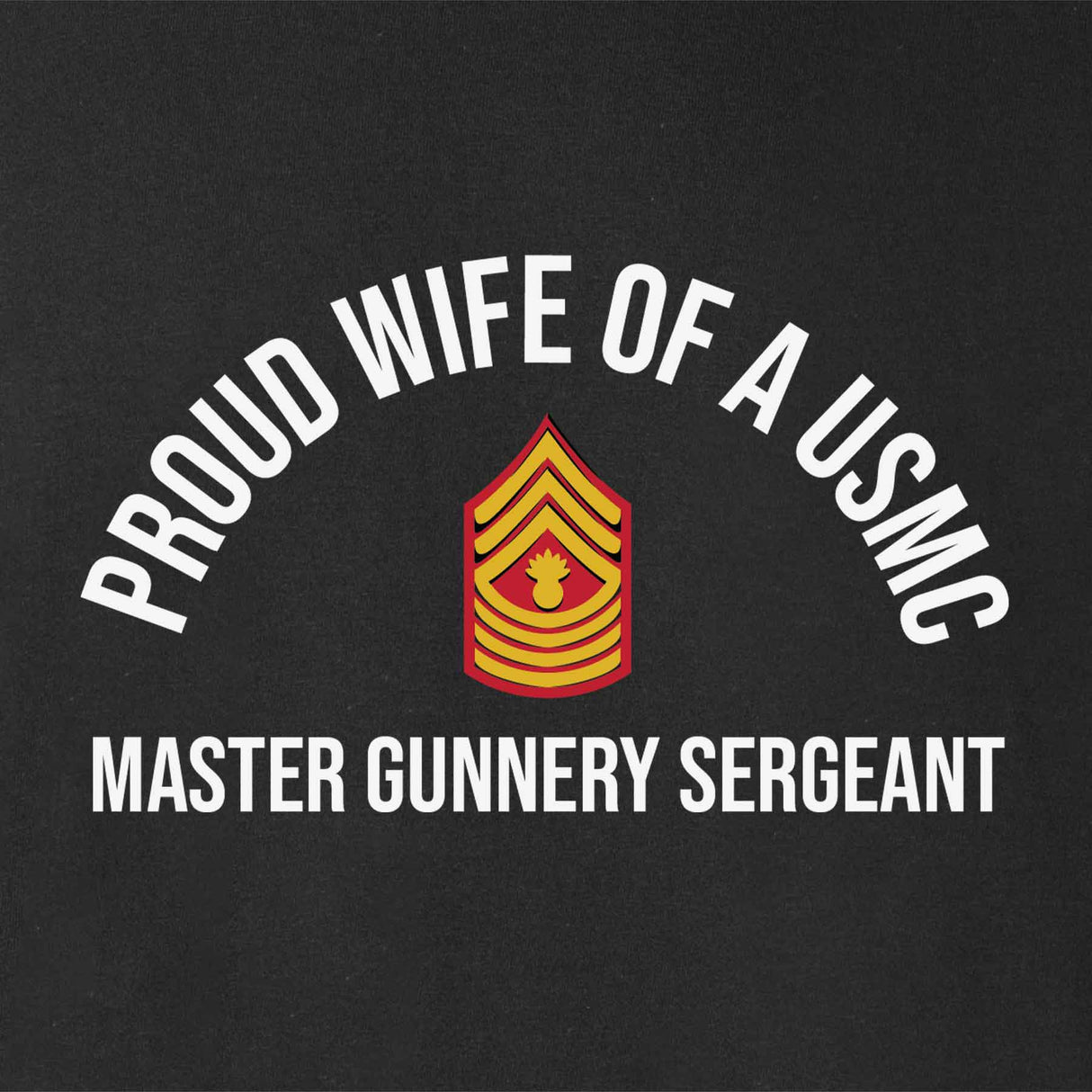 Wife of a Marine Choose Your Rank T-shirt - SGT GRIT