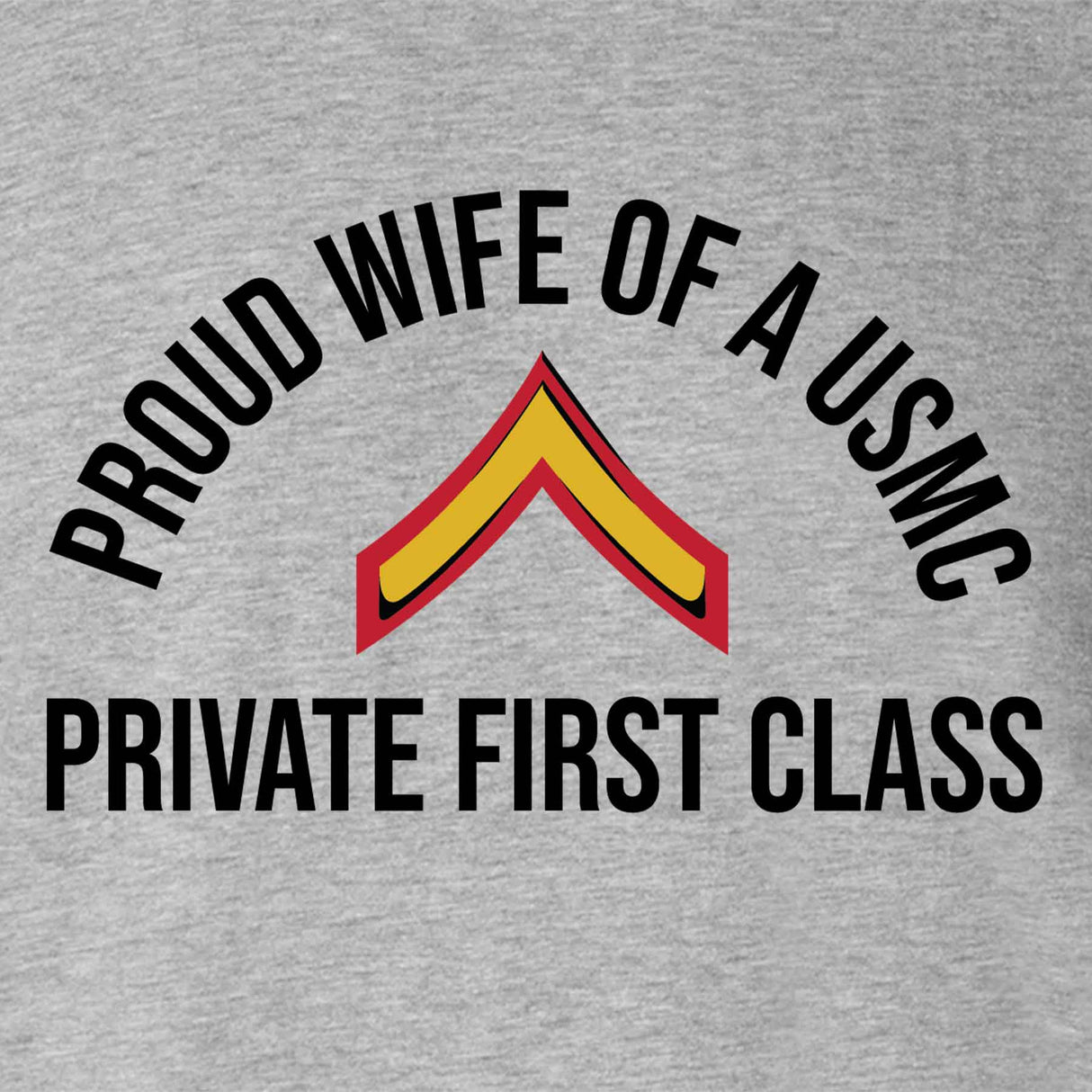 Wife of a Marine Choose Your Rank T-shirt - SGT GRIT