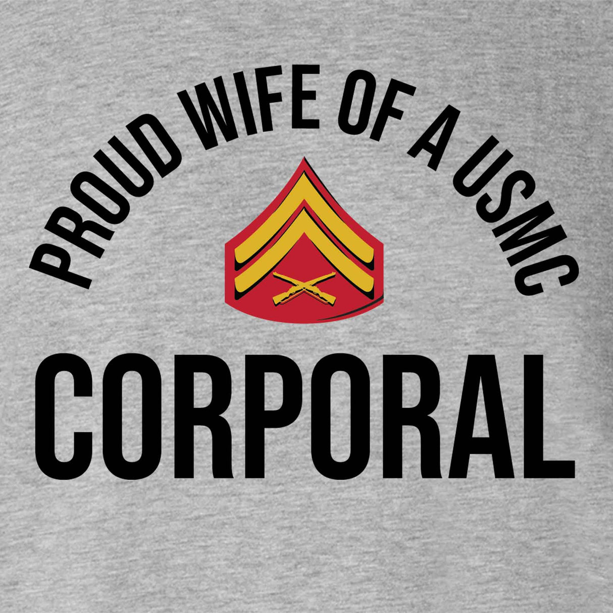 Wife of a Marine Choose Your Rank T-shirt - SGT GRIT