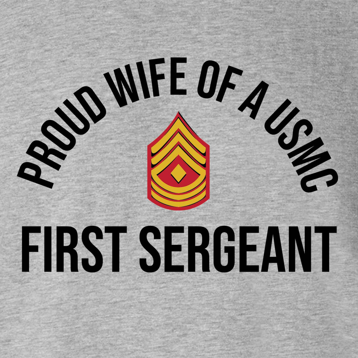 Wife of a Marine Choose Your Rank T-shirt - SGT GRIT