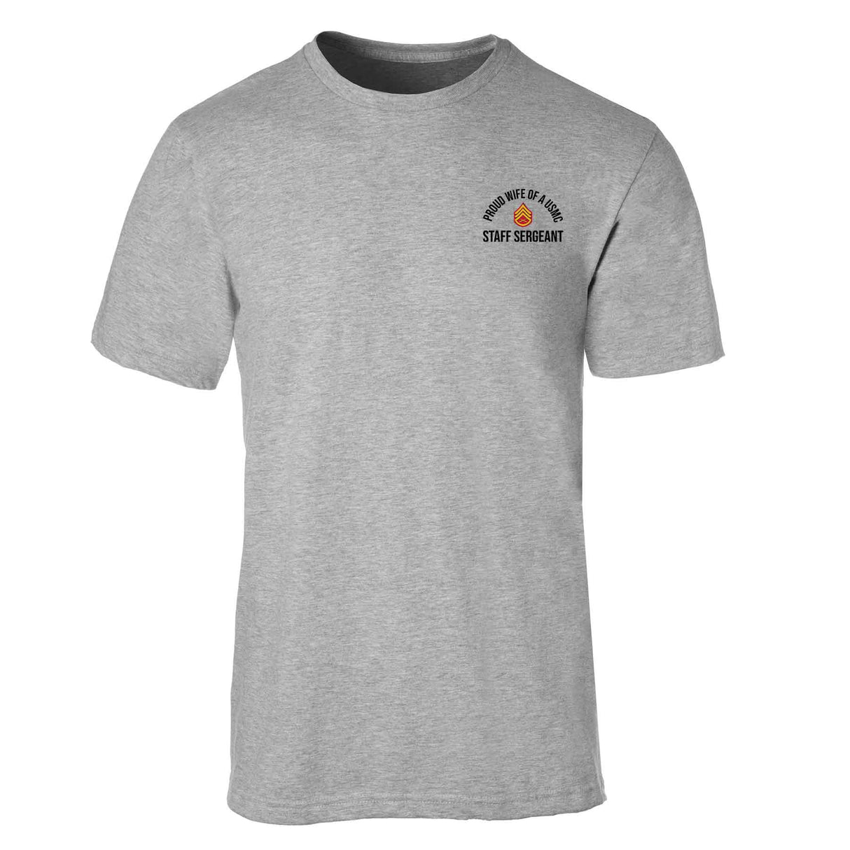 Wife of a Marine Choose Your Rank T-shirt - SGT GRIT