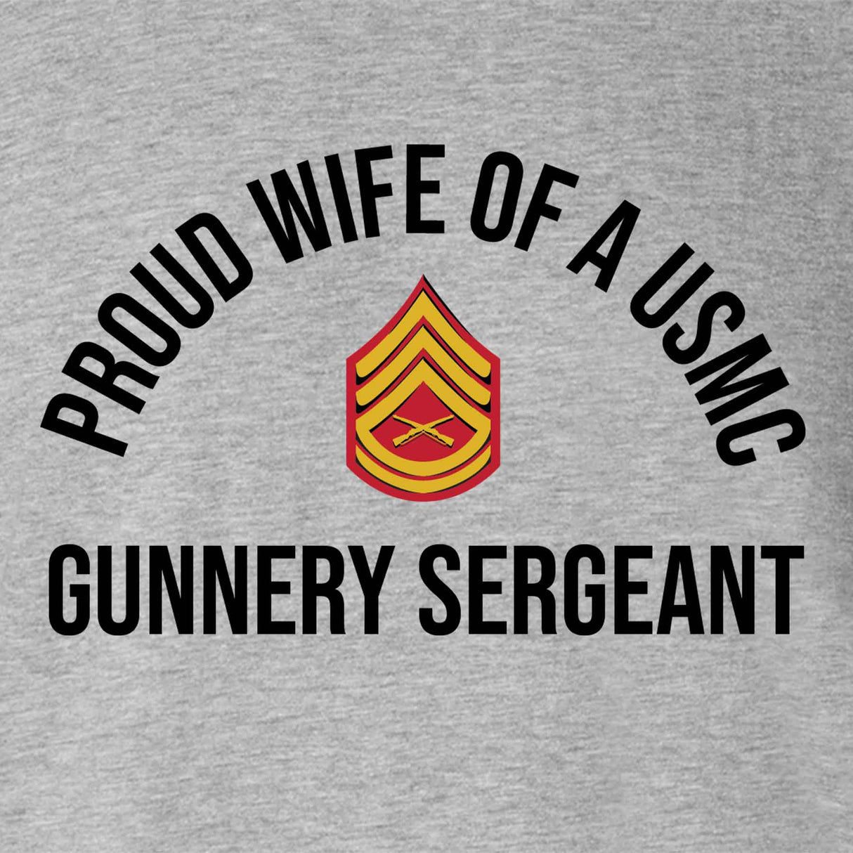 Wife of a Marine Choose Your Rank T-shirt - SGT GRIT