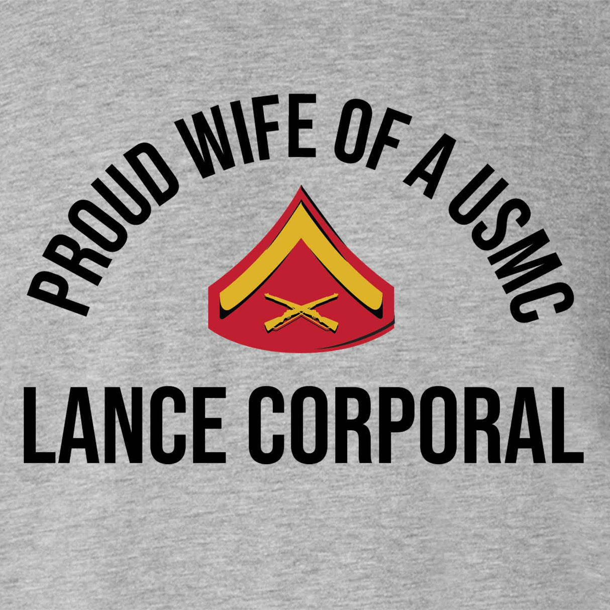 Wife of a Marine Choose Your Rank T-shirt - SGT GRIT