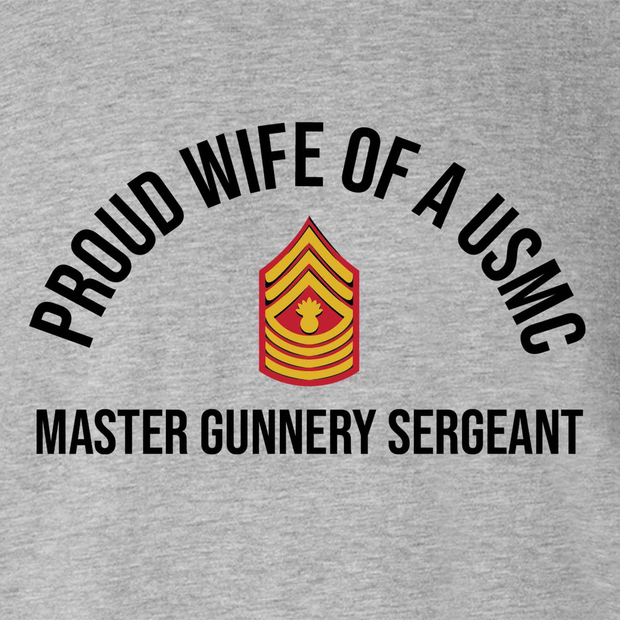 Wife of a Marine Choose Your Rank T-shirt - SGT GRIT