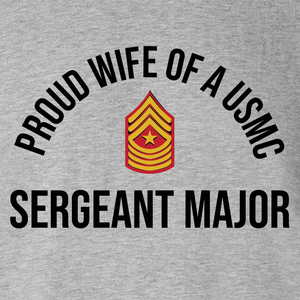Wife of a Marine Choose Your Rank T-shirt - SGT GRIT
