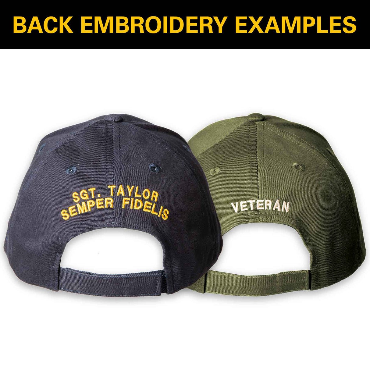 USMC Red & Black Veteran Hat - SGT GRIT
