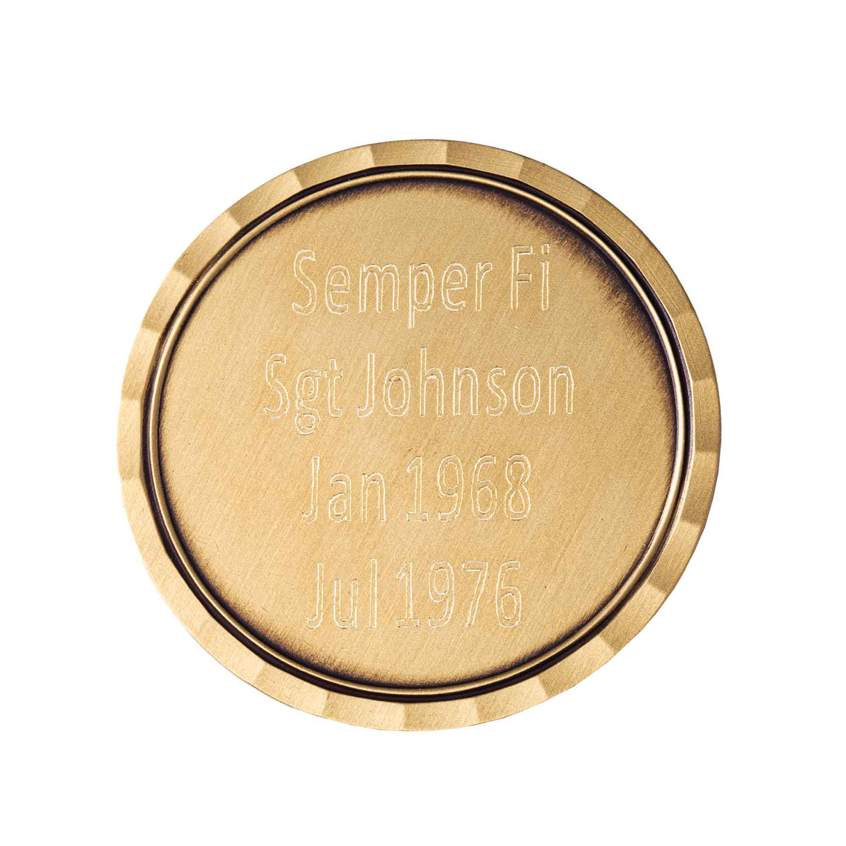 Marine Corps Personalized Challenge Coin - SGT GRIT