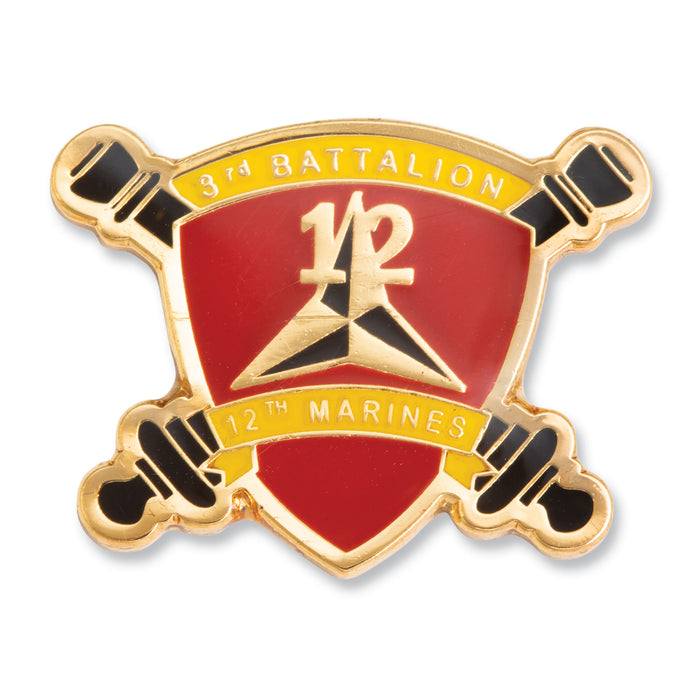 3rd Battalion 12th Marines Pin - SGT GRIT