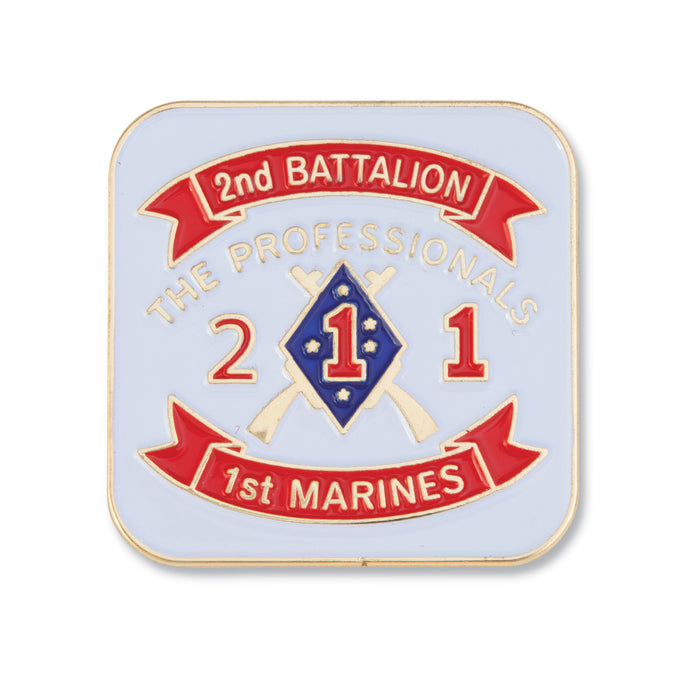 2nd Battalion 1st Marines Pin - SGT GRIT