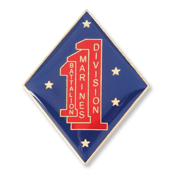 1st Battalion 1st Marines Pin - SGT GRIT