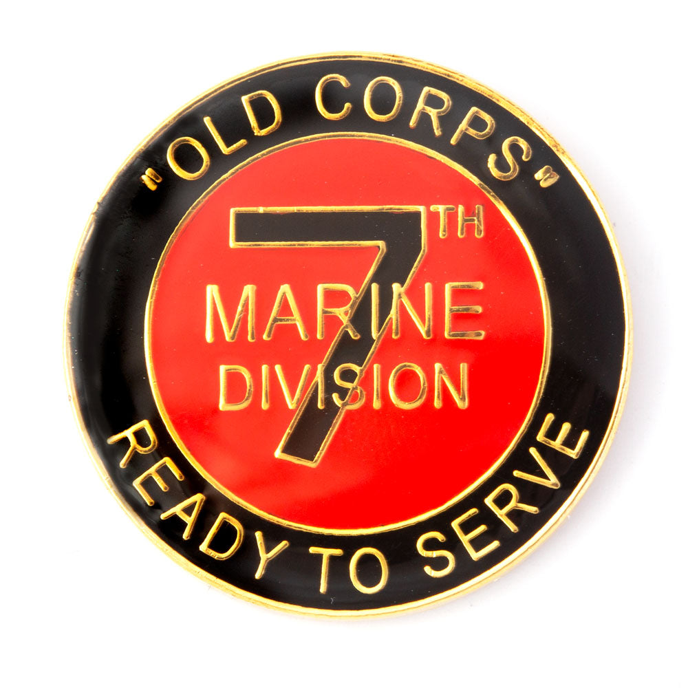 7th Marine Division Pin - SGT GRIT