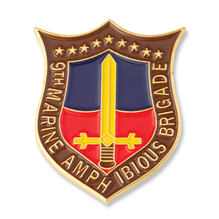 9th Marine Amphibious Brigade Pin - SGT GRIT