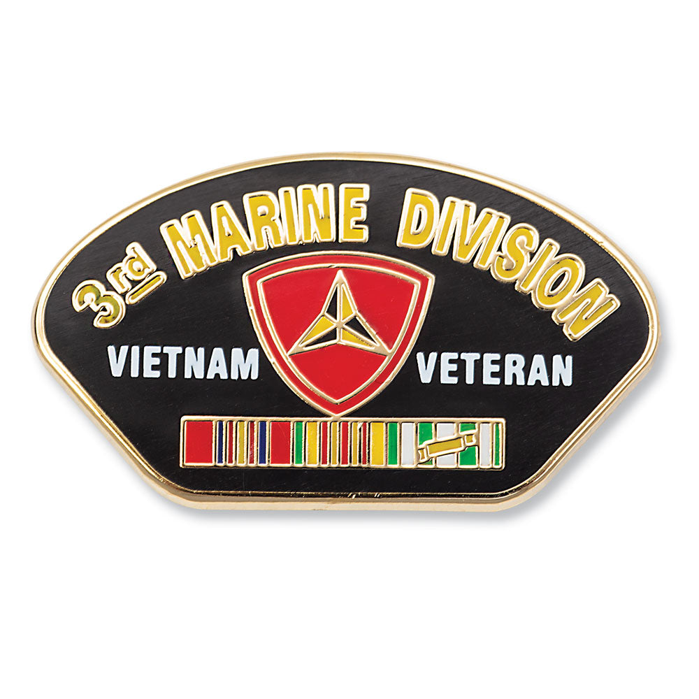 Vietnam - 3rd Marine Division Veteran Pin - SGT GRIT
