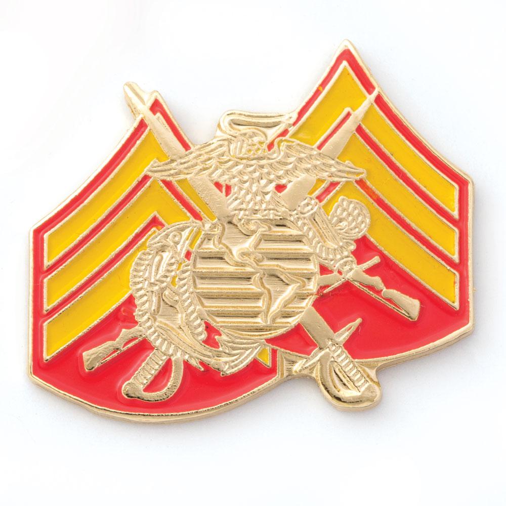 EGA Rank Pins - All Ranks - SGT GRIT