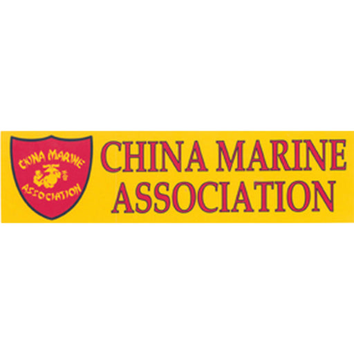 China Marine Association Bumper Sticker - SGT GRIT