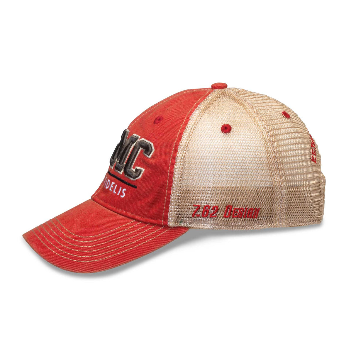 USMC Mesh Back Hat- Faded Red - SGT GRIT