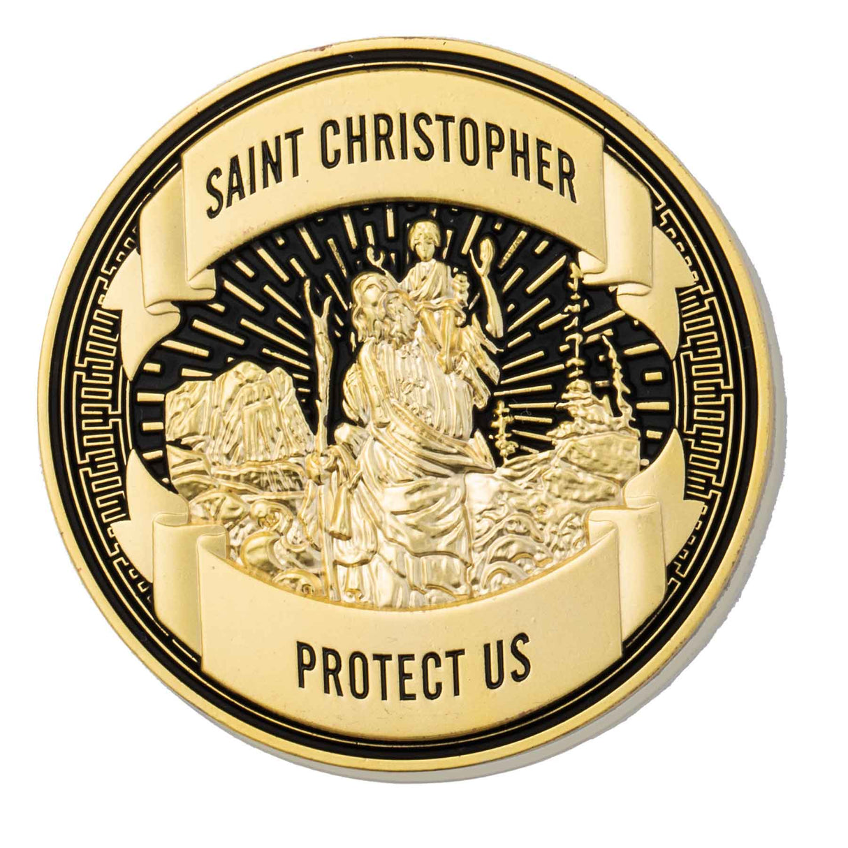 Saint Christopher Challenge Coin - SGT GRIT