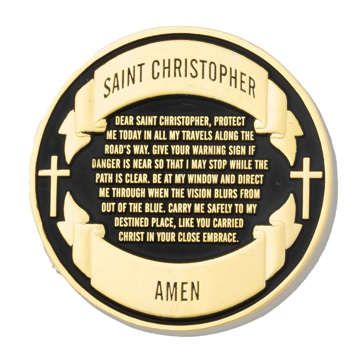 Saint Christopher Challenge Coin - SGT GRIT