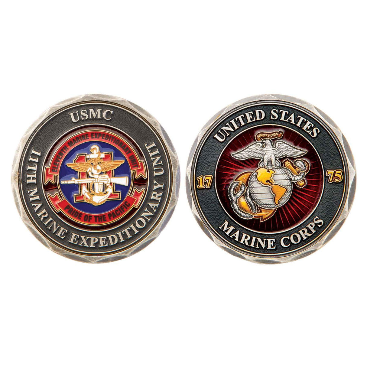 11th MEU - Pride of the Pacific Challenge Coin - SGT GRIT