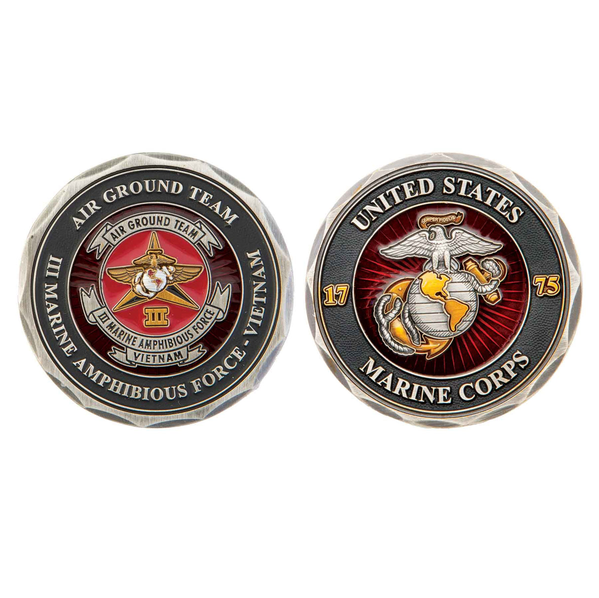 III MAF Air Ground Team Vietnam Challenge Coin - SGT GRIT