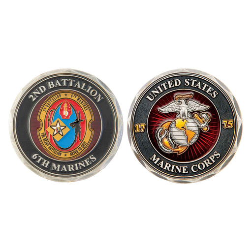 2nd Battalion 6th Marines Challenge Coin - SGT GRIT