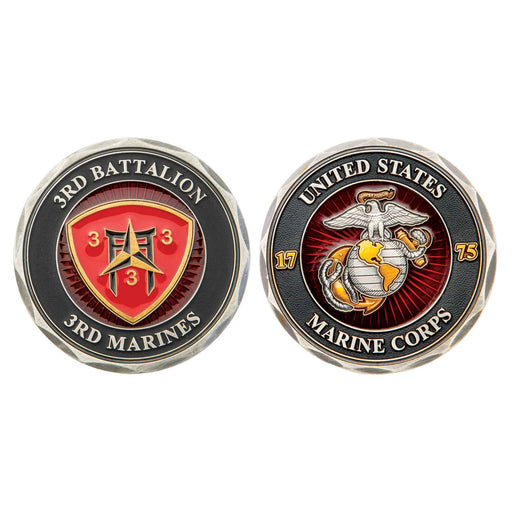 3rd Battalion 3rd Marines Challenge Coin - SGT GRIT
