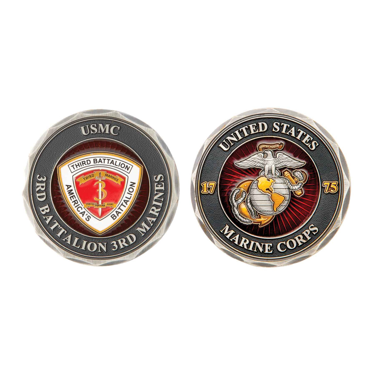 3rd Battalion 3rd Marines Challenge Coin - SGT GRIT