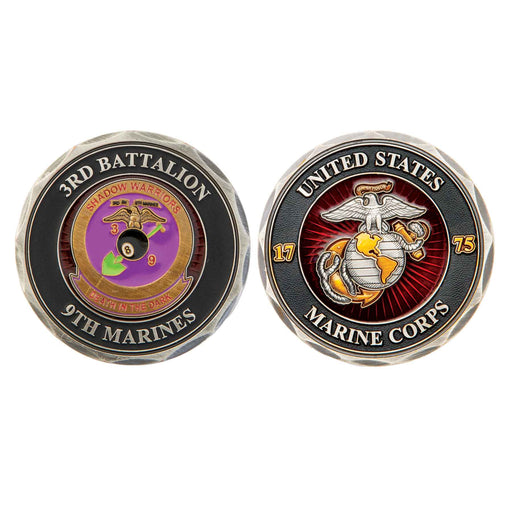 3rd Battalion 9th Marines Challenge Coin - SGT GRIT