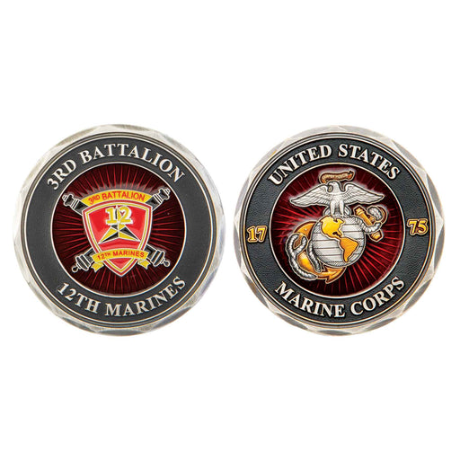 3rd Battalion 12th Marines Challenge Coin - SGT GRIT