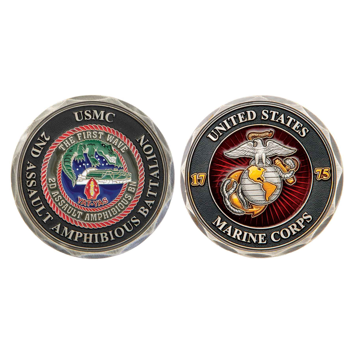 2nd Assualt Amphibious Battalion Challenge Coin - SGT GRIT
