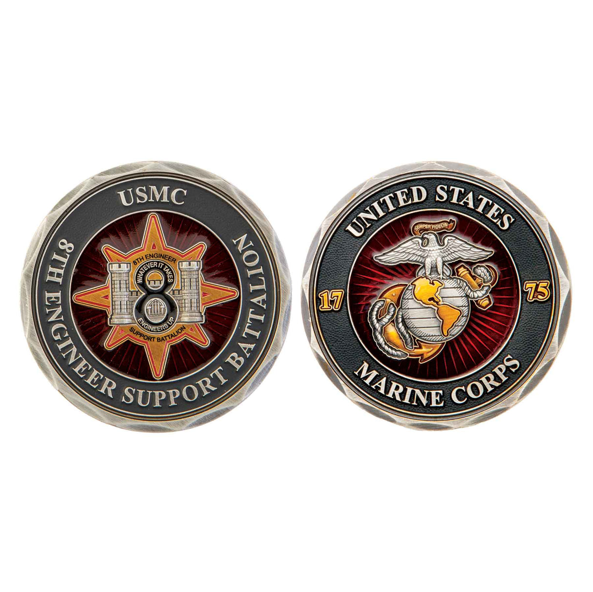 8th Engineer Battalion Challenge Coin - SGT GRIT