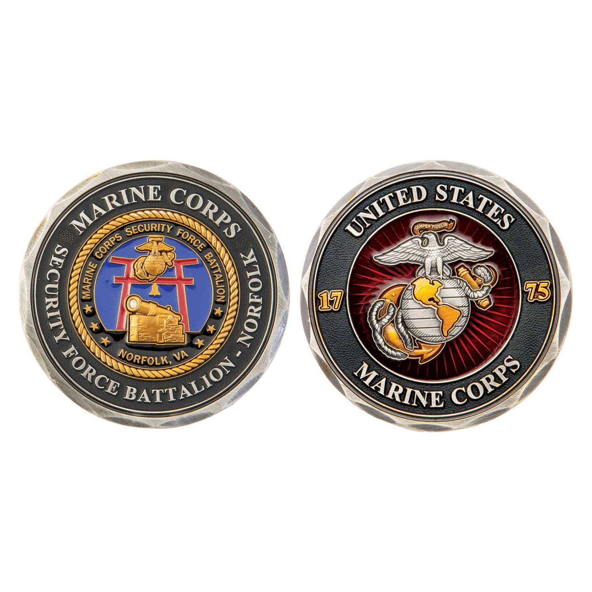 Marine Corps Security Force Battalion Challenge Coin - SGT GRIT