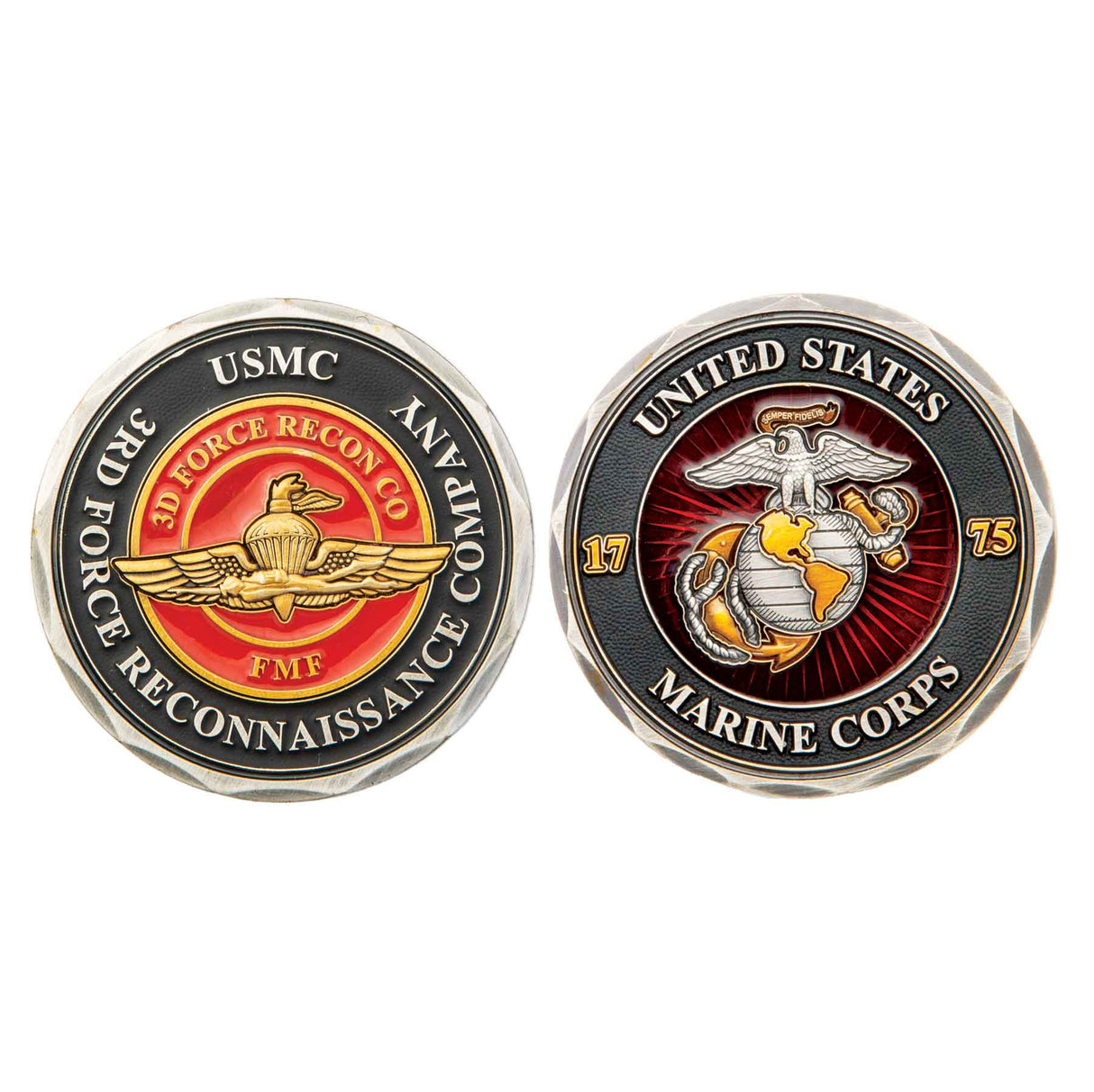 3rd Force Recon FMF Challenge Coin - SGT GRIT