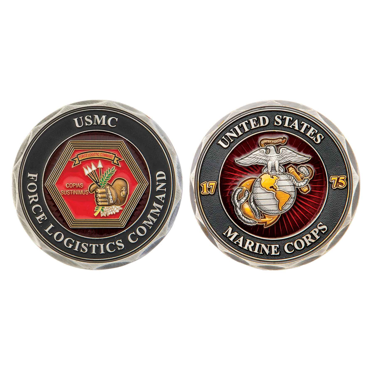 Force Logistics Command Challenge Coin - SGT GRIT