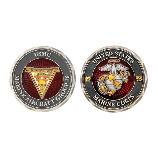 MAG-16 Coin Challenge Coin - SGT GRIT