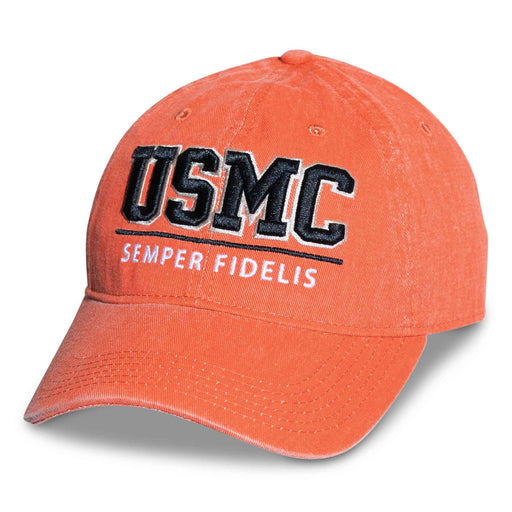 USMC Semper Fidelis Hat- Orange - SGT GRIT