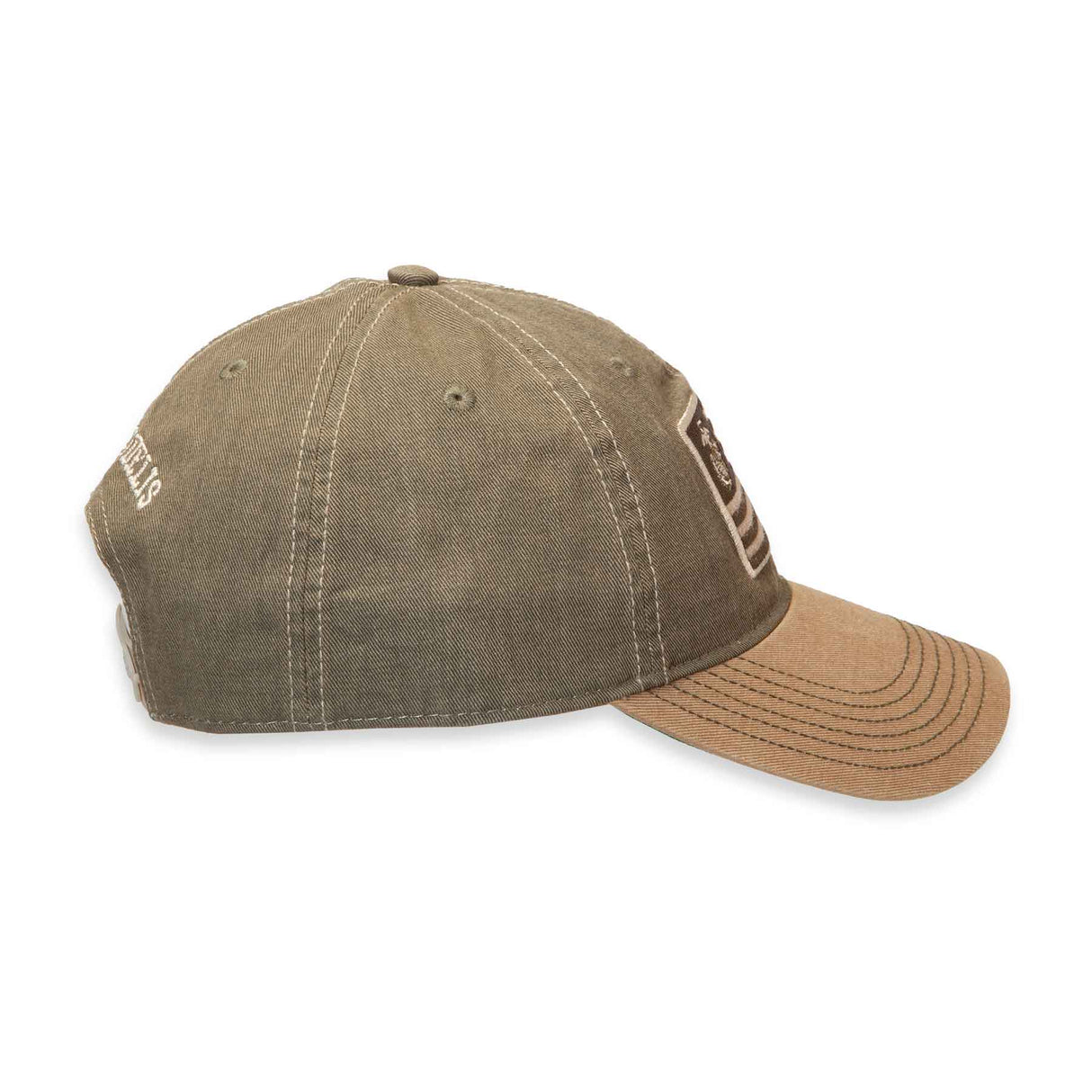 Eagle, Globe, and Anchor Flag Hat – OD green and Brown - SGT GRIT